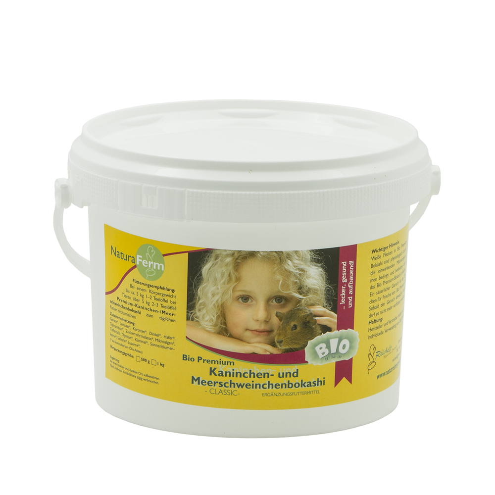 Bio Premium 1 Kg Kaninchen- und Meerschweinchenbokashi