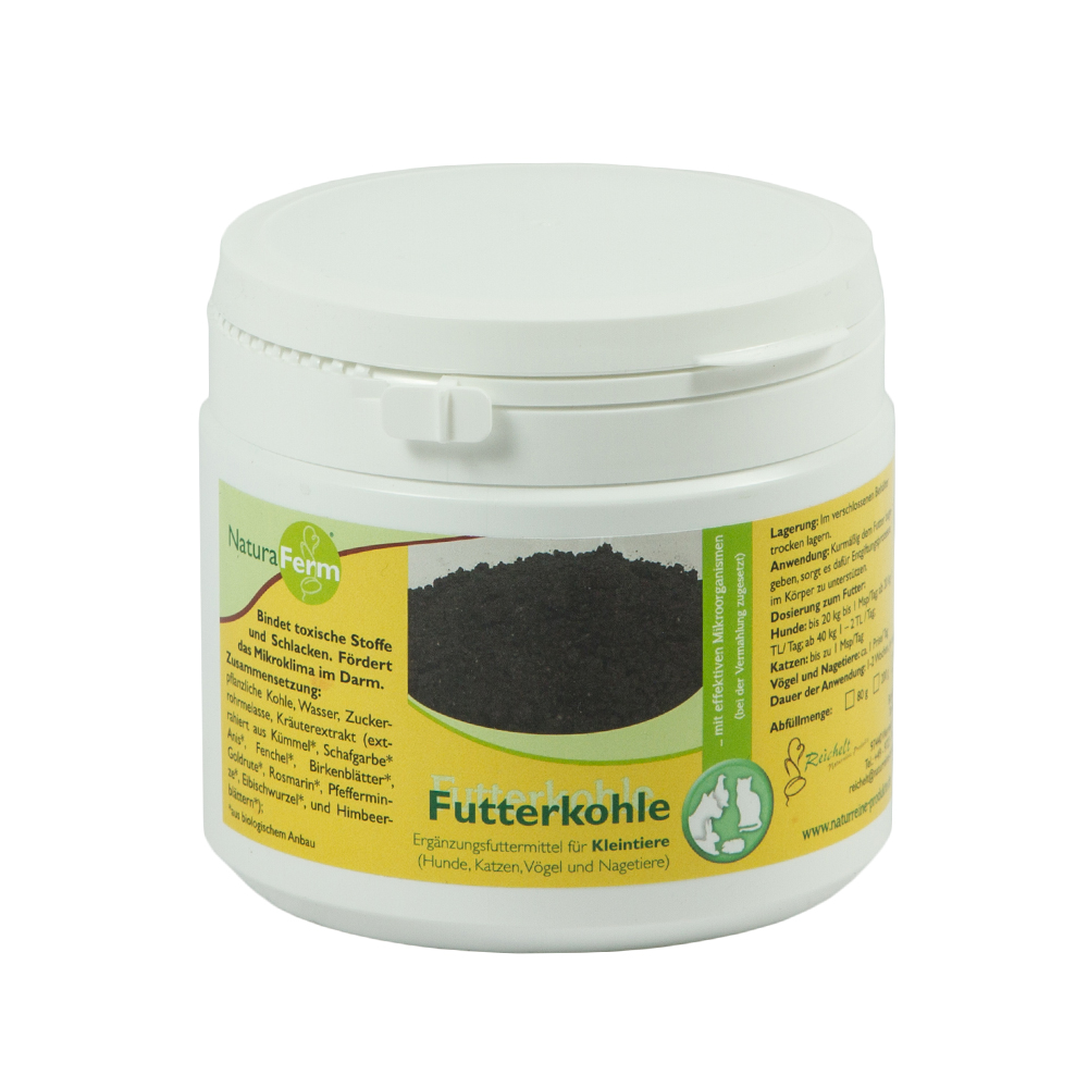 Futterkohle für Kleintiere